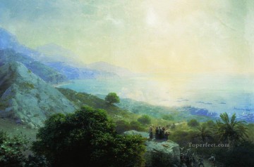 山 Painting - イワン・アイヴァゾフスキー クレタ島の山